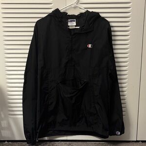 Champion Black Jacket Windbreaker